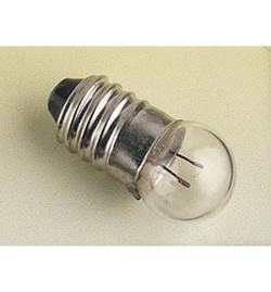 MES Bulbs 11 mm Round E10 Screw - 4.5v