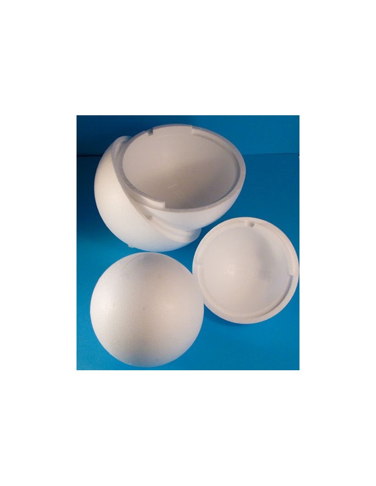 Polystyrene Ball 18cm - Opened in 2 pieces