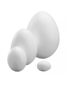 Polystyrene Egg 15.5cm -Open in 2 parts