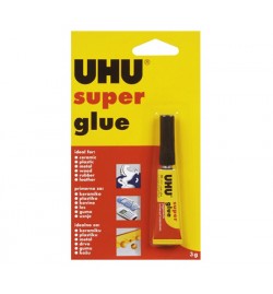 Γόμα UHU Super Glue 3ml 1+1