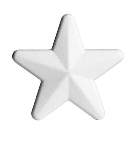 Polystyrene Star 3D 10cm