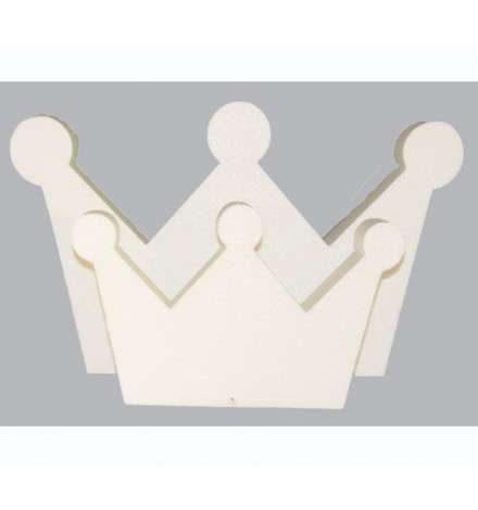 Polystyrene Crown Flat 15x9x2cm 