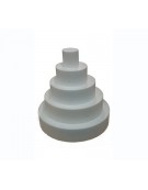 Polystyrene Round Flat 7x15cm