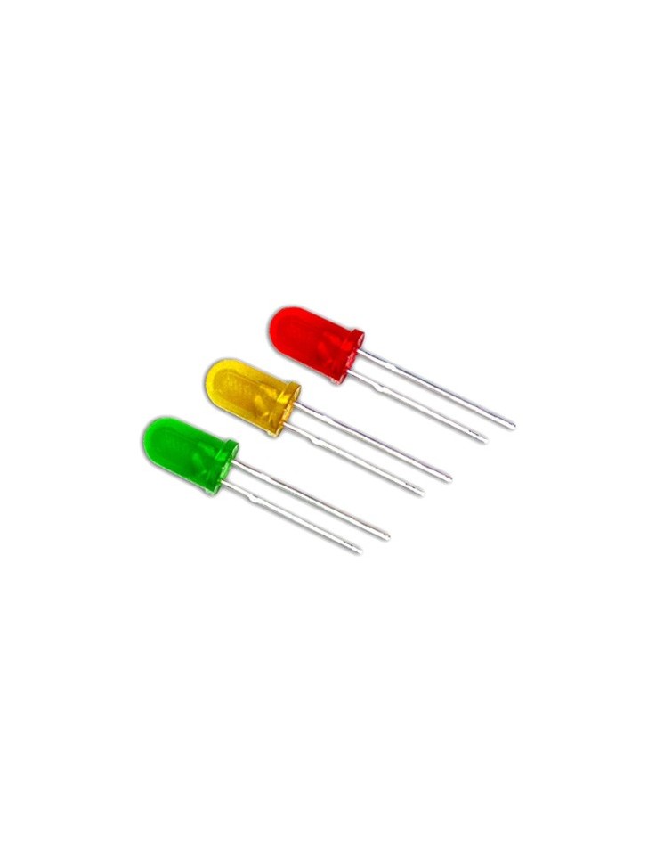 Led Diffused 5mm 9v (32mcd) Πράσινο