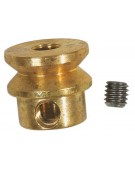 Brass Pulley 10mm D - 3mm H