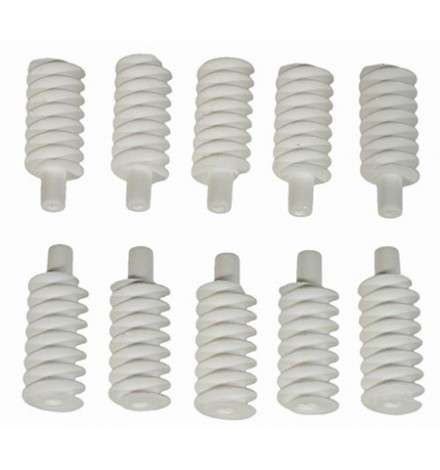 Gear Worm Plastic 2mm hole - 25mm length