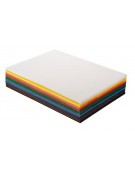 Cardboard CORRUGATED White 50x70cm