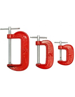 G-Clamps 25 / 50 / 75mm (3pcs)