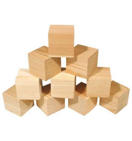 Wooden Square Blocks