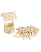 Ξύλινα μανταλάκια 24pcs
