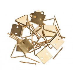 Frame Hangers Brass 10mm  10pcs