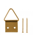 Frame Hangers Brass 10mm  10pcs