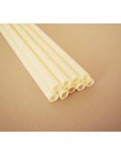 Rod Tube PVC - OD: 5mm / ID: 4mm 37cm White