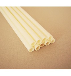 Rod Tube PVC - OD: 5mm / ID: 4mm 37cm White