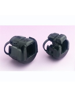 Για 6 - 7.5mm Καλώδιο  Μαύρο