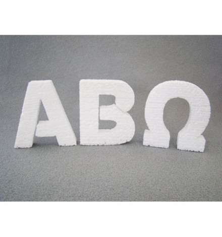 Polystyrene Letter 10cm - C