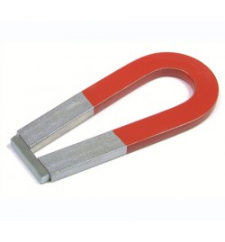 Chrome Steel Horseshoe Magnet - 75mm