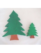 Polystyrene Christmas Tree Flat 30x23x3cm