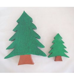 Polystyrene Christmas Tree Flat 30x23x3cm