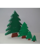 Polystyrene Christmas Tree Flat 15x9x2cm