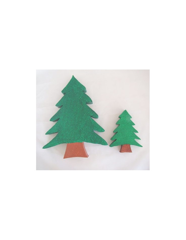 Polystyrene Christmas Tree Flat 20x15x3cm