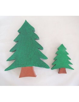 Polystyrene Christmas Tree Flat 20x15x3cm