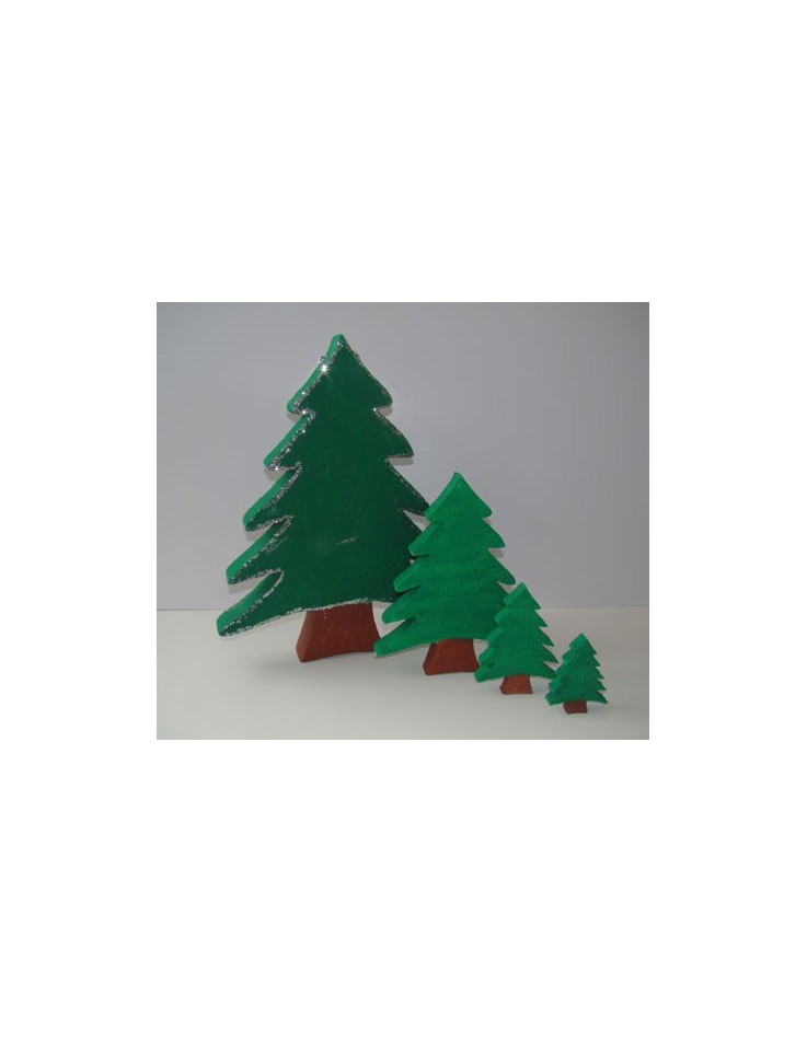 Polystyrene Christmas Tree Flat 20x15x3cm