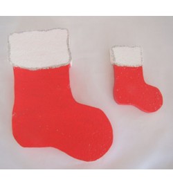 Polystyrene Christmas Boot Flat 29x20x3cm