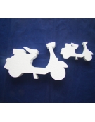 Polystyrene Vespa Flat 40x25x5cm