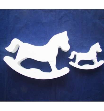 Polystyrene Rocking Horse flat&nbsp;80x50x5cm