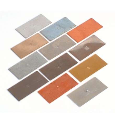 Metal Strip Set -  50x25mm 12pcs