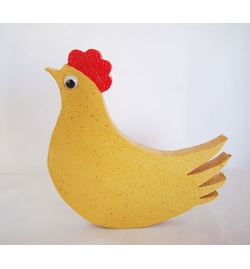 Polystyrene hen flat 10cm x x1,5cm