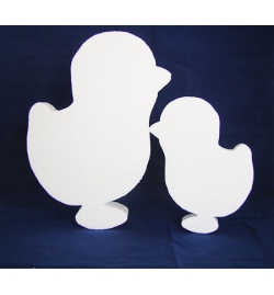 Polystyrene chick flat 10cm x x1.5cm