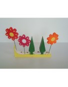 Polystyrene Flower 10cm x 1.5cm