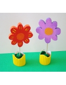 Polystyrene Flower Flat 15cm x 2cm