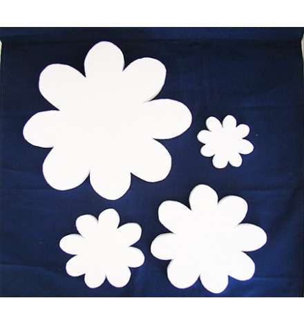 Polystyrene Flower Flat 20cm x 2cm