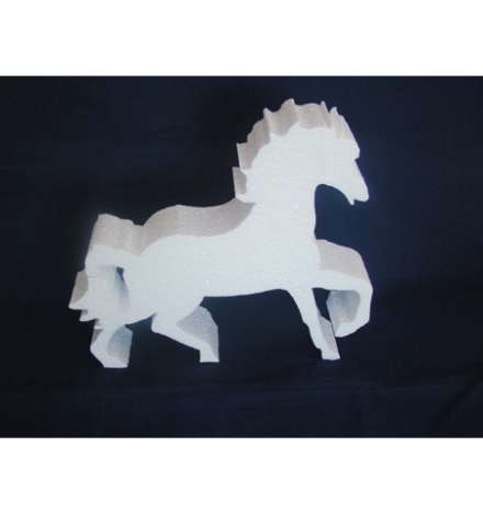 Polysttyrene Horse 25x23x5cm