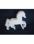 Polysttyrene Horse 40x37x5cm