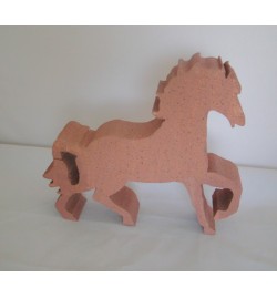 Polysttyrene Horse 40x37x5cm