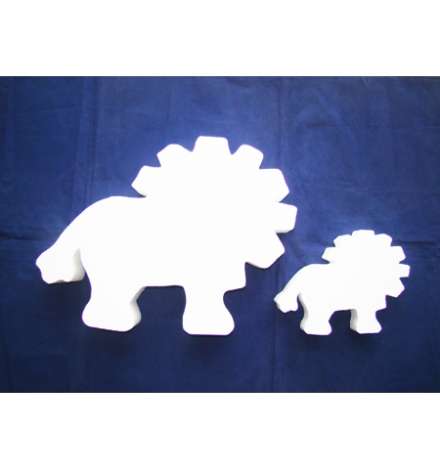 Polystyrene Lion flat 20x15x3cm