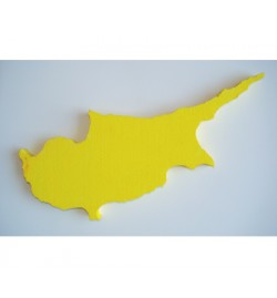 "Κύπρος" από πολυστερίνη φλατ 60x35x3cm