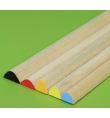 Balsa Stick 25 x 25 x 35mm 91.5cm Triangular