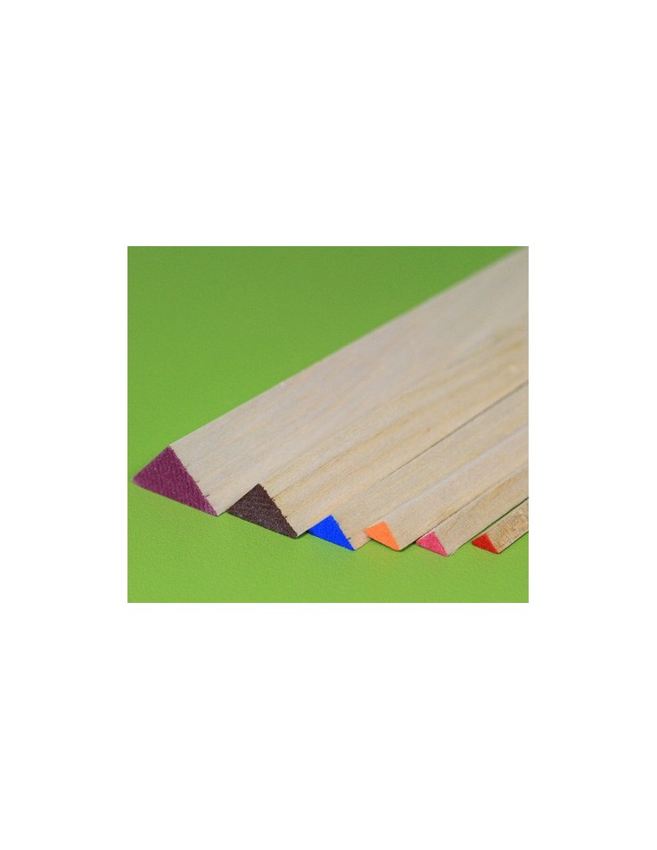 Ράβδος Balsa 25 x 25 x 35mm 91.5cm Τριγωνική