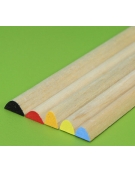 Balsa Stick 25 x 12mm 91.5cm Leading Edge (Black)