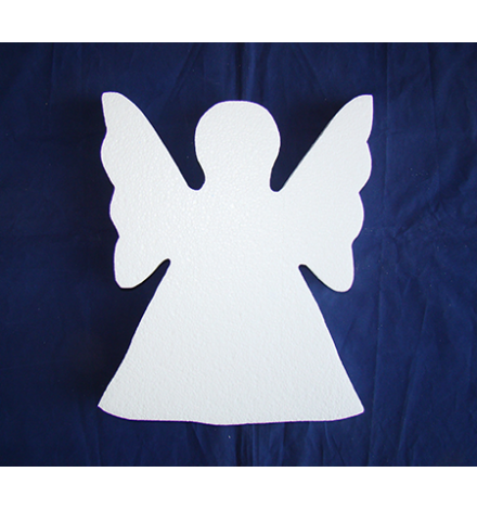 Polystyrene Angel Flat 20x16x3cm