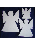 Polystyrene Angel Flat 30x24x3cm