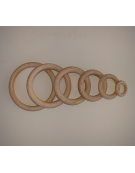 Wooden ring 5.5cm OD / 3.5cm ID
