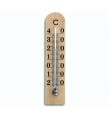 Analogue Wooden Indoor Thermometer 25cm