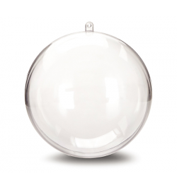 Plastic clear ball 10cm