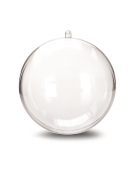 Plastic clear ball 8cm